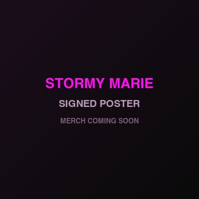 Signed Poster